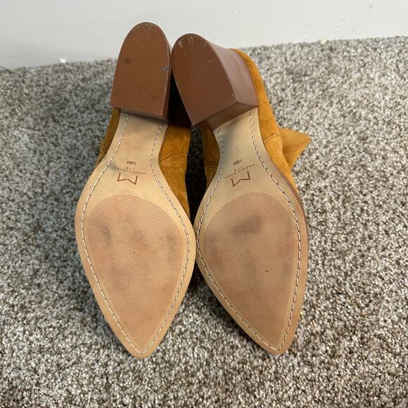 MARC FISHER Women's Alva Pointy Toe Bootie Size 10M In Brown Suede - Picture 5 of 8